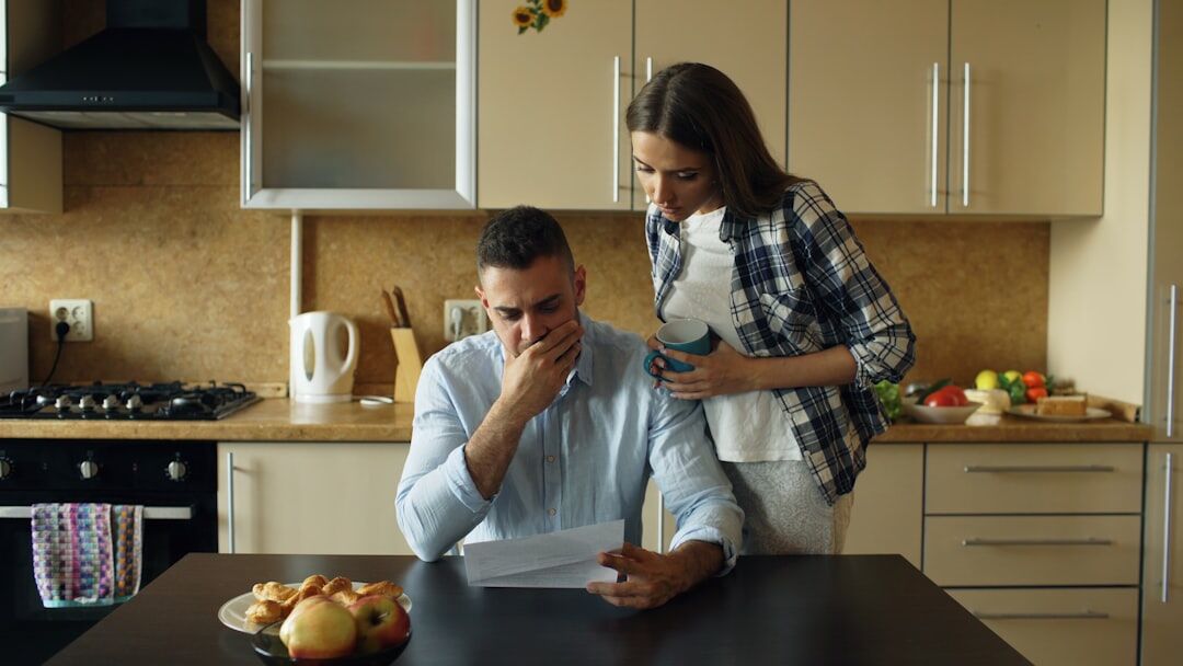 couple arguing at home